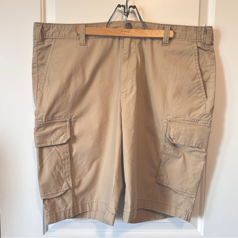 Nautica Tan Khaki Cargo Shorts Men's 38